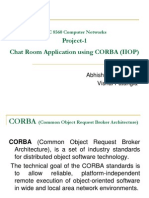 Project-1 Chat Room Application Using CORBA (IIOP) : CSC 8560 Computer Networks