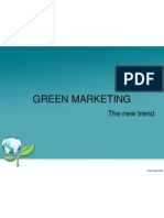 Green Marketing: The New Trend