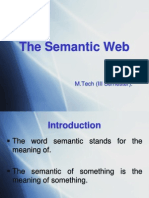 The Semantic Web: Vineeta, 8PGC18, M.Tech (III Semester)