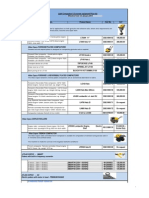 LCC Price List 2012 From 1st. Jan 2012