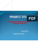 Prototype Metro Train by Using Microcontroller