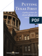 Putting Texas First