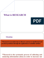 What Is Research