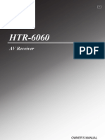 HTR 6060 Manual