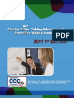 2011 1 Edition: Are Charter Cities Taking Advantage of Prevailing Wage Exemptions?