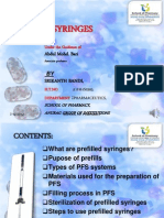 A PPT On Prefilled Syringes