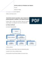 El Proceso Cautelar en La Nueva Ley Procesal Del Trabajo