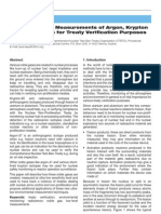 Ultra-Low-Level Measurements of Argon, Kryptonand Radioxenon For Treaty Verification Purposes