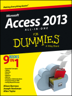 Access 2013 All-in-One For Dummies