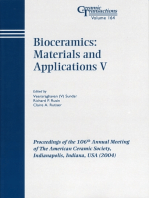 Bioceramics: Materials and Applications V: Proceedings of the 106th Annual Meeting of The American Ceramic Society, Indianapolis, Indiana, USA 2004