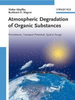 Atmospheric Degradation of Organic Substances: Persistence, Transport Potential, Spatial Range