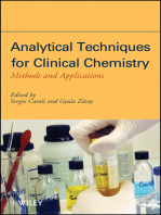 Analytical Techniques for Clinical Chemistry: Methods and Applications