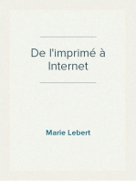 De l'imprimé à Internet