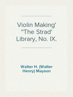 Violin Making
'The Strad' Library, No. IX.