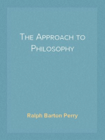 The Approach to Philosophy