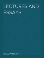 Lectures and Essays