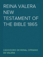 Reina Valera New Testament of the Bible 1865