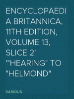 Encyclopaedia Britannica, 11th Edition, Volume 13, Slice 2
"Hearing" to "Helmond"