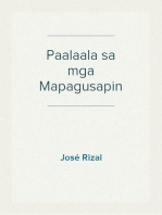 Paalaala sa mga Mapagusapin