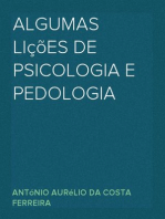 Algumas lições de psicologia e pedologia