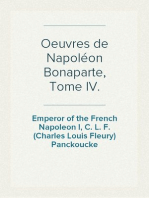 Oeuvres de Napoléon Bonaparte, Tome IV.