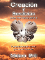 Creación y bendición: Dios me habló para ti