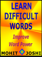 Learn Difficult Words: Improve Word Power