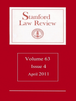 Stanford Law Review: Vol. 63, Iss. 4 - Apr. 2011