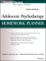 Adolescent Psychotherapy Homework Planner