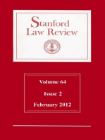 Stanford Law Review: Volume 64, Issue 2 - February 2012