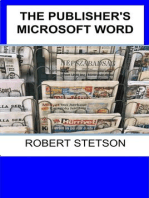 THE PUBLISHER'S MICROSOFT WORD COURSE