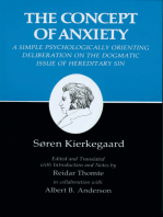 Concept of Anxiety: A Simple Psychologically Orienting Deliberation on the Dogmatic Issue of Hereditary Sin