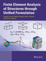 Finite Element Analysis of Structures through Unified Formulation