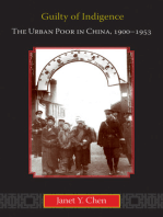 Guilty of Indigence: The Urban Poor in China, 1900-1953