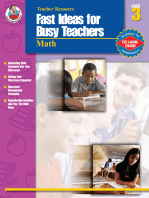 Fast Ideas for Busy Teachers: Math, Grade 3