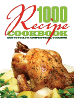 1000 Recipe Cookbook