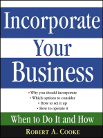 Incorporate Your Business: When To Do It And How