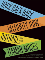 Back Back Back; Celebrity Row; Outrage: Three Plays