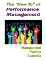 The "How to" of Performance Management