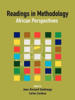 Readings in Methodology: African Perspectives