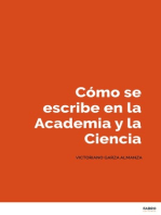 Cómo se escribe en la academia y la ciencia