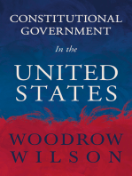 Constitutional Government in the United States