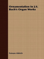 Ornamentation In J.S. Bach's Organ Works