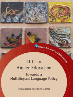 CLIL in Higher Education: Towards a Multilingual Language Policy