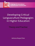 Developing Critical Languaculture Pedagogies in Higher Education: Theory and Practice