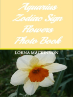 Aquarius Zodiac Sign Flowers Photo Book