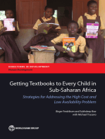 Getting Textbooks to Every Child in Sub-Saharan Africa: Strategies for Addressing the High Cost and Low Availability Problem