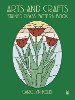 Arts and Crafts Stained Glass Pattern Book