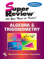 Algebra & Trigonometry Super Review