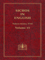 Sichos In English, Volume 15: Tishrei-Kislev, 5743